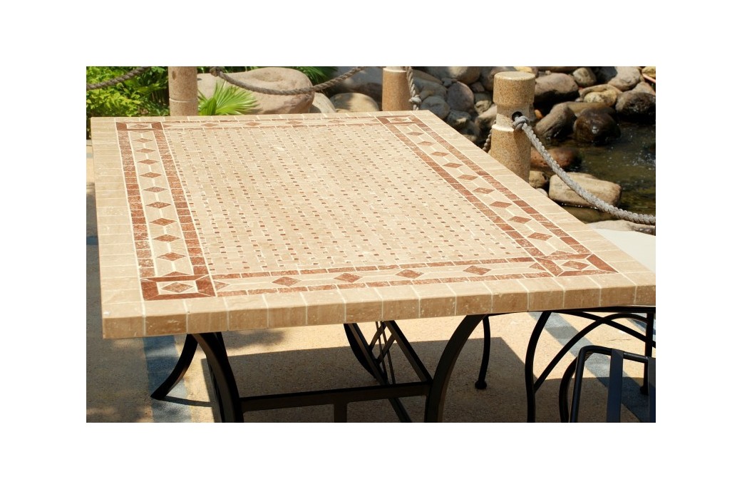table de jardin toscane