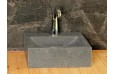 Lave mains en pierre naturelle 32x27 granit véritable BALTIC