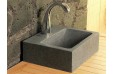 Lave mains en pierre naturelle 32x27 granit véritable BALTIC