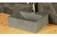 Lave mains en pierre naturelle 32x27 granit véritable BALTIC