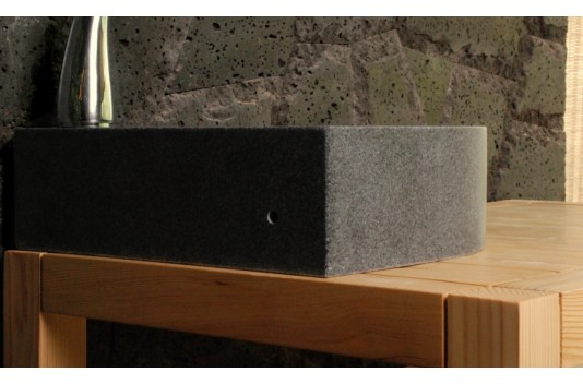 Lave mains d'angle en pierre granit véritable SAMOA Lave mains d'angle en pierre granit véritable SAMOA