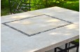 Table jardin pierre naturelle 160-200-240 mosaïque marbre MONTE CARLO