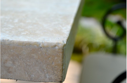 Table jardin pierre naturelle 160-200-240 mosaïque marbre MONTE CARLO Table jardin pierre naturelle 160-200-240 mosaïque marbre MONTE CARLO