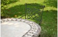 Table de jardin en mosaïque marbre travertin ovale 160-180-240  OVALI