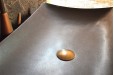 Vasque en pierre naturelle noire granit véritable TOJI SHADOW