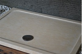 Receveur de douche en marbre d'Égypte 120x80 PALAOS SUNNY