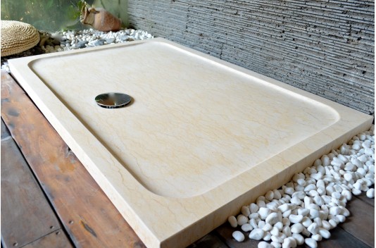 Receveur de douche en marbre d'Égypte 120x80 PALAOS SUNNY Receveur de douche en marbre d'Égypte 120x80 PALAOS SUNNY