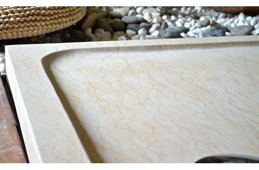 Receveur de douche en marbre d'Égypte 120x80 PALAOS SUNNY Receveur de douche en marbre d'Égypte 120x80 PALAOS SUNNY