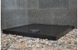 Bac à douche taillé dans le granit noir 80x80 CORAIL SHADOW