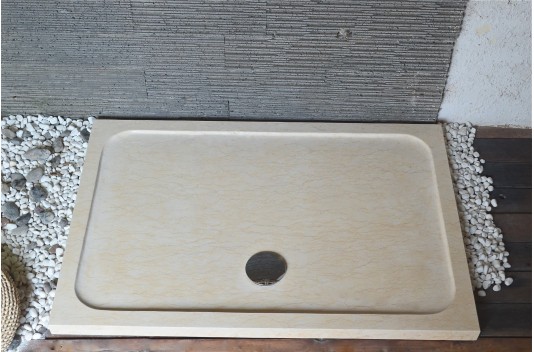 Receveur de douche en marbre d'Égypte 140x90 SPACIUM SUNNY Receveur de douche en marbre d'Égypte 140x90 SPACIUM SUNNY