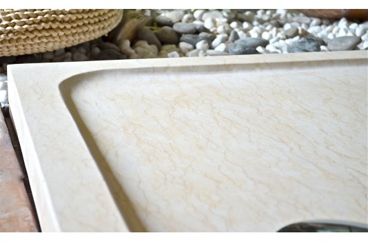 Receveur de douche en marbre d'Égypte 140x90 SPACIUM SUNNY Receveur de douche en marbre d'Égypte 140x90 SPACIUM SUNNY
