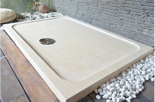 Receveur de douche en marbre d'Égypte 140x90 SPACIUM SUNNY Receveur de douche en marbre d'Égypte 140x90 SPACIUM SUNNY