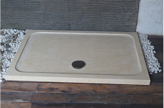 Receveur de douche en marbre d'Égypte 140x90 SPACIUM SUNNY Receveur de douche en marbre d'Égypte 140x90 SPACIUM SUNNY