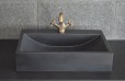 Vasque en pierre naturelle granit ou basalt PEGASUS SHADOW