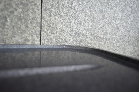 Évier de cuisine pierre Granit noir véritable 2 bacs + égouttoir 120x60 BESSO SHADOW Évier de cuisine pierre Granit noir véritable 2 bacs + égouttoir 120x60 BESSO SHADOW