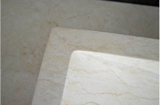 Vasque en pierre naturelle marbre d'Égypte 60 TORRENCE SUNNY Vasque en pierre naturelle marbre d'Égypte 60 TORRENCE SUNNY