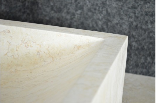 Vasque en pierre naturelle marbre d'Égypte 60 TORRENCE SUNNY Vasque en pierre naturelle marbre d'Égypte 60 TORRENCE SUNNY