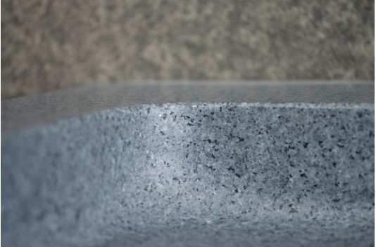 Double vasque en granit gris pierre véritable 120x50 YATE Double vasque en granit gris pierre véritable 120x50 YATE