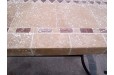 Table de jardin mosaique marbre pierre naturelle 120-160-200-240 TAMPA