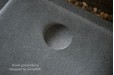 Receveur de douche en pierre à l'italienne 120X100 granit gris KIAORA
