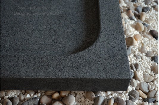 Receveur de douche en pierre 140x90 à l'italienne granit - SPACIUM Receveur de douche en pierre 140x90 à l'italienne granit - SPACIUM