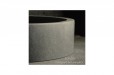 Vasque en pierre naturelle Ronde basalte gris RONDO