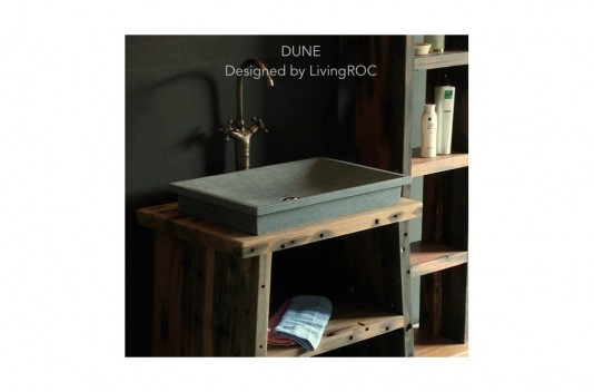 Vasque en pierre naturelle à poser 60x40 granit véritable DUNE Vasque en pierre naturelle à poser 60x40 granit véritable DUNE