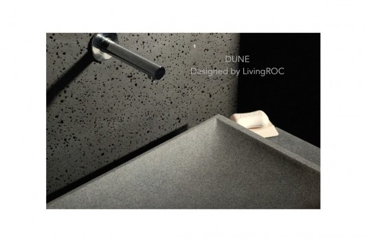 Vasque en pierre naturelle à poser 60x40 granit véritable DUNE Vasque en pierre naturelle à poser 60x40 granit véritable DUNE