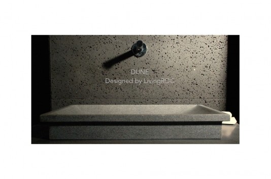 Vasque en pierre naturelle à poser 60x40 granit véritable DUNE Vasque en pierre naturelle à poser 60x40 granit véritable DUNE