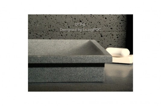 Vasque en pierre naturelle à poser 60x40 granit véritable DUNE Vasque en pierre naturelle à poser 60x40 granit véritable DUNE