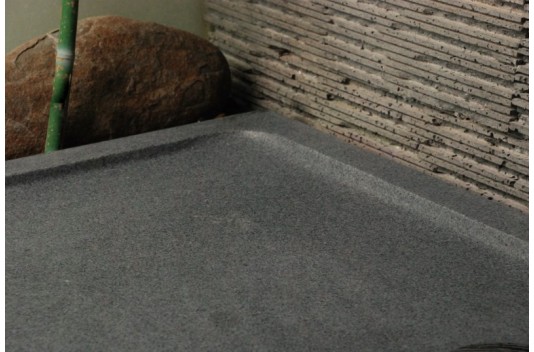 Receveur de douche à l'italienne Granit 140x100 pierre véritable PALM Receveur de douche à l'italienne Granit 140x100 pierre véritable PALM