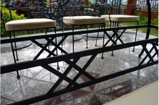 Table de jardin mosaïque marbre pierre naturelle 160-200-240 TOSCANE Table de jardin mosaïque marbre pierre naturelle 160-200-240 TOSCANE