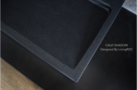 Vasque à poser salle de bain granit noir Luxe CALVI SHADOW Vasque à poser salle de bain granit noir Luxe CALVI SHADOW