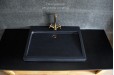 Vasque à poser salle de bain granit noir Luxe CALVI SHADOW