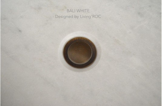 Vasque en pierre marbre Blanc salle de bain à poser BALI WHITE Vasque en pierre marbre Blanc salle de bain à poser BALI WHITE