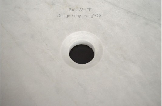 Vasque en pierre marbre Blanc salle de bain à poser BALI WHITE Vasque en pierre marbre Blanc salle de bain à poser BALI WHITE
