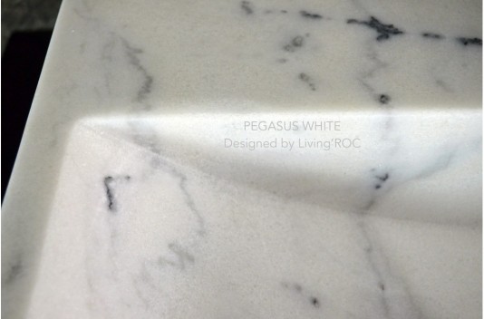 Vasque en pierre naturelle évier en marbre blanc PEGASUS WHITE Vasque en pierre naturelle évier en marbre blanc PEGASUS WHITE