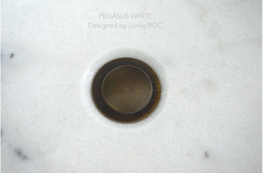 Vasque en pierre naturelle évier en marbre blanc PEGASUS WHITE Vasque en pierre naturelle évier en marbre blanc PEGASUS WHITE