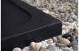 Receveur de douche en pierre 170x90 granit noir rare MAYAKA SHADOW