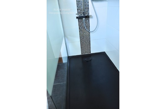 Receveur de douche en pierre 120X90 granit noir RUBIX SHADOW Receveur de douche en pierre 120X90 granit noir RUBIX SHADOW