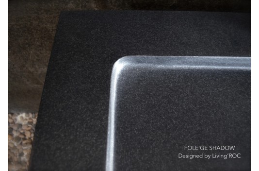 Double vasque en granit véritable taillé dans la masse160x50 FOLEGE SHADOW Double vasque en granit véritable taillé dans la masse160x50 FOLEGE SHADOW