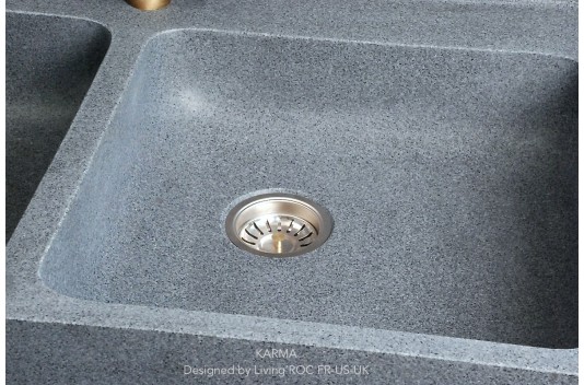 Évier de cuisine en pierre granit véritable 90x60 KARMA Évier de cuisine en pierre granit véritable 90x60 KARMA