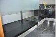 Receveur de douche en pierre 153x86 granit noir rare -  MOON SHADOW