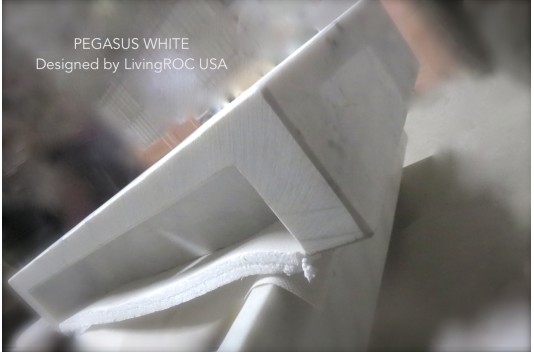 Vasque en pierre naturelle évier en marbre blanc PEGASUS WHITE Vasque en pierre naturelle évier en marbre blanc PEGASUS WHITE