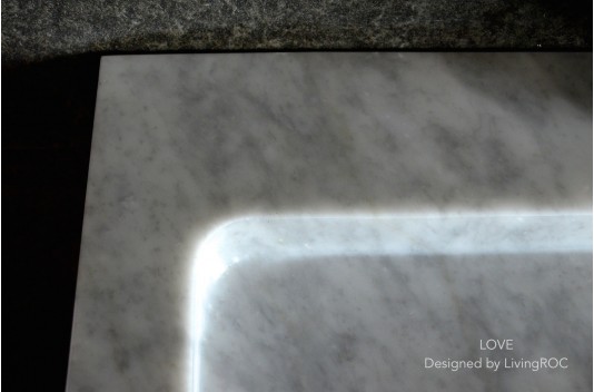 Double vasque en pierre marbre de Carrare 120cm YATE WHITE Double vasque en pierre marbre de Carrare 120cm YATE WHITE