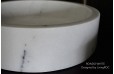 Vasque marbre blanc pierre naturelle véritable Dia 40 RONDO WHITE