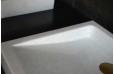 Vasque en pierre blanche marbre salle de bain à poser KIAMA WHITE