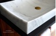 Vasque en marbre blanc pierre naturelle TOJI WHITE