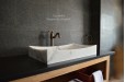 Vasque en marbre blanc pierre naturelle TOJI WHITE