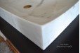 Vasque en marbre blanc pierre naturelle TOJI WHITE
